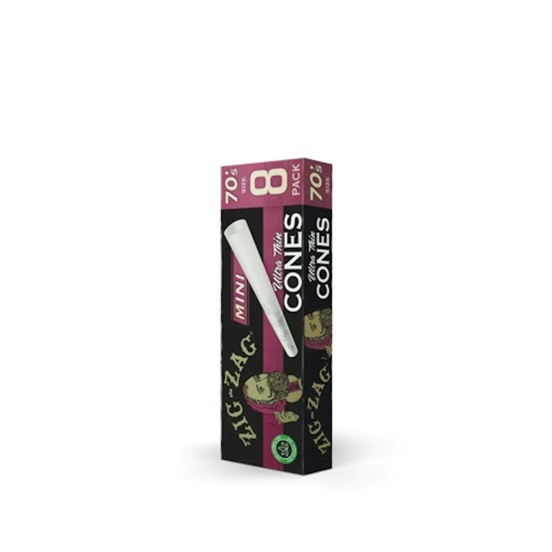 Zig Zag - Ultra Thin 70mm Cones 8pk