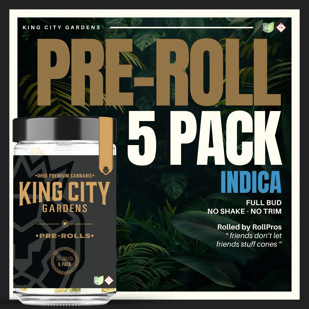 King City Gardens: Michigan Rainbowz - Pre-Roll .7g 5pk | Off The