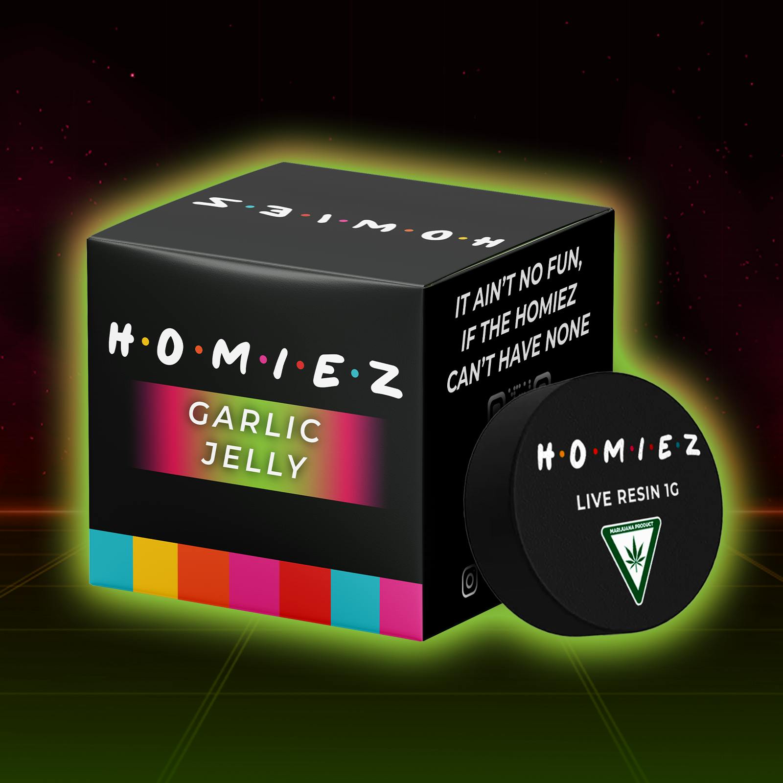 Homiez - 1g Live Resin - Garlic Jelly