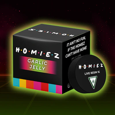Homiez - 1g Live Resin - Garlic Jelly