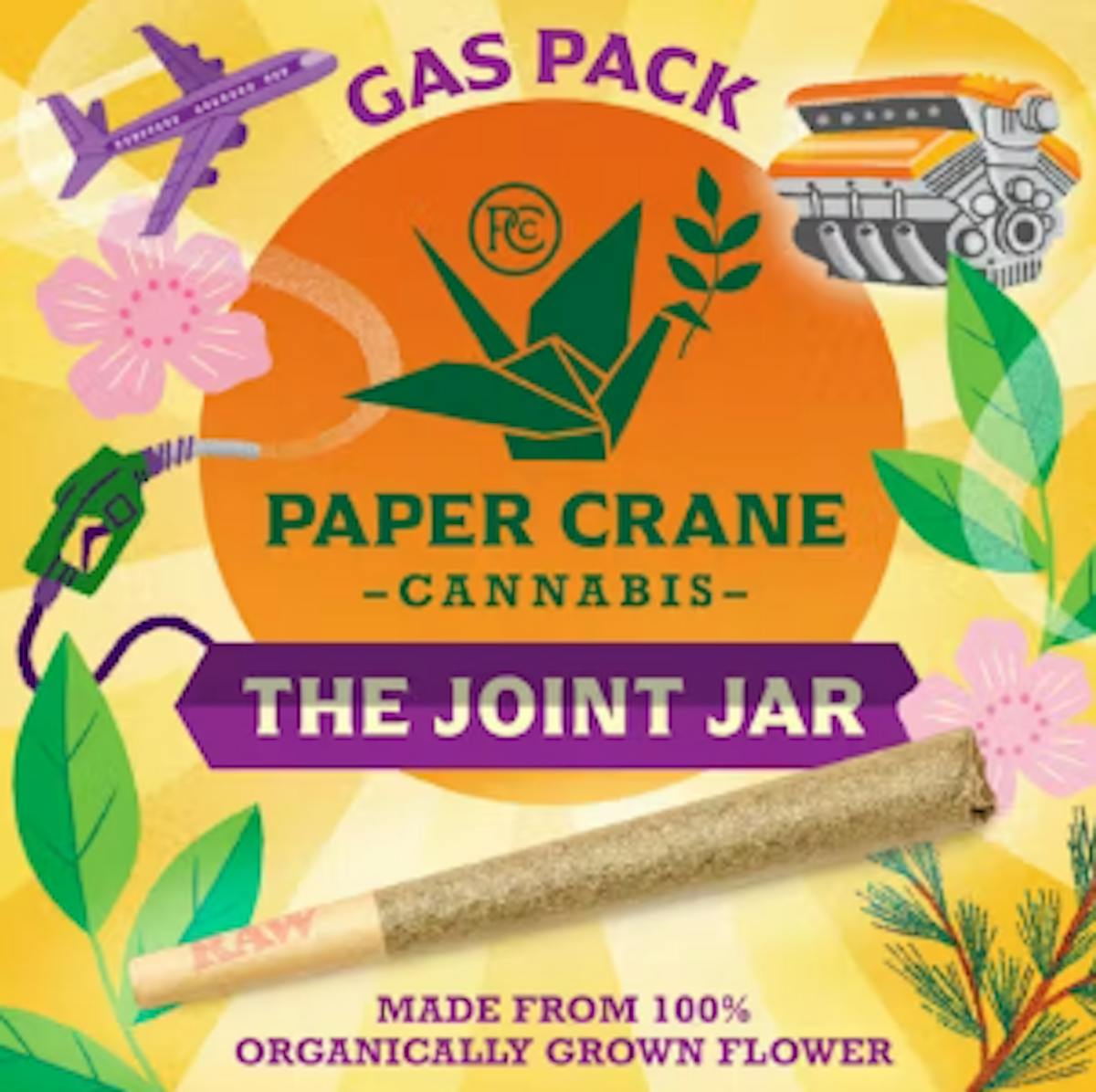Photo of Paper Crane Gas Pack 1g 6pk Joint Jar