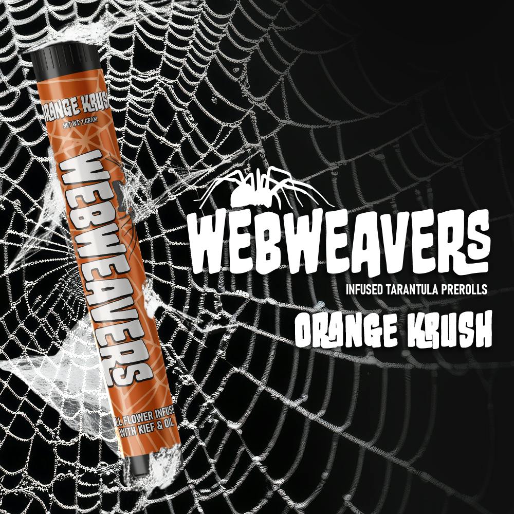 Webweavers - Tarantula Infused Preroll - - **ORANGE KRUSH** (5/$20)