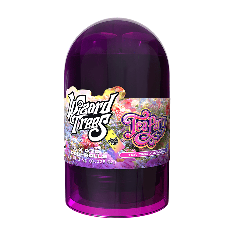 Wizard Trees | 5 Pack Indoor Flower Pre Roll | Tea Party | Indica