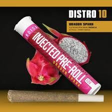 Product: Distro 10 | Dragon Spark | Infused Pre-roll Indica