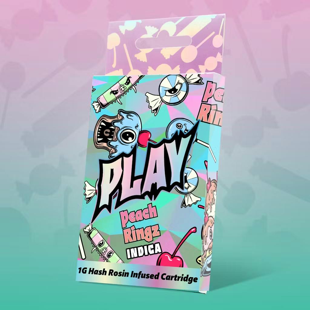 Play - 1g Cartridge - Peach Ringz