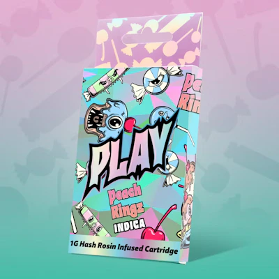 Play - 1g Cartridge - Peach Ringz
