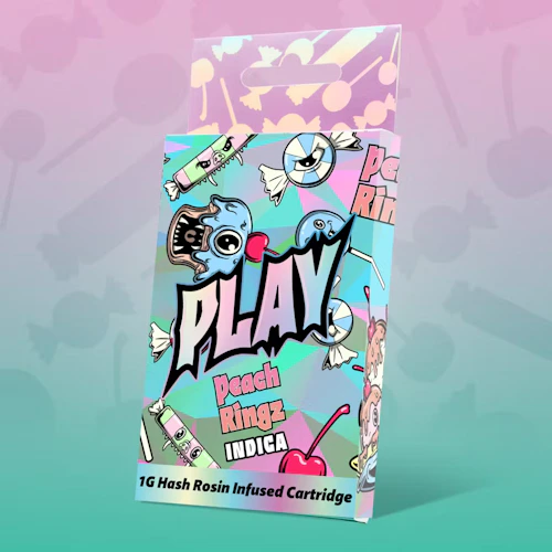 Play - 1g Cartridge - Peach Ringz