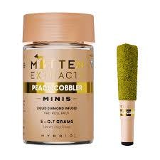 MITTEN EXTRACTS | PEACH COBBLER | INFUSED PRE-ROLLS | 5PK x 0.7G HYBRID