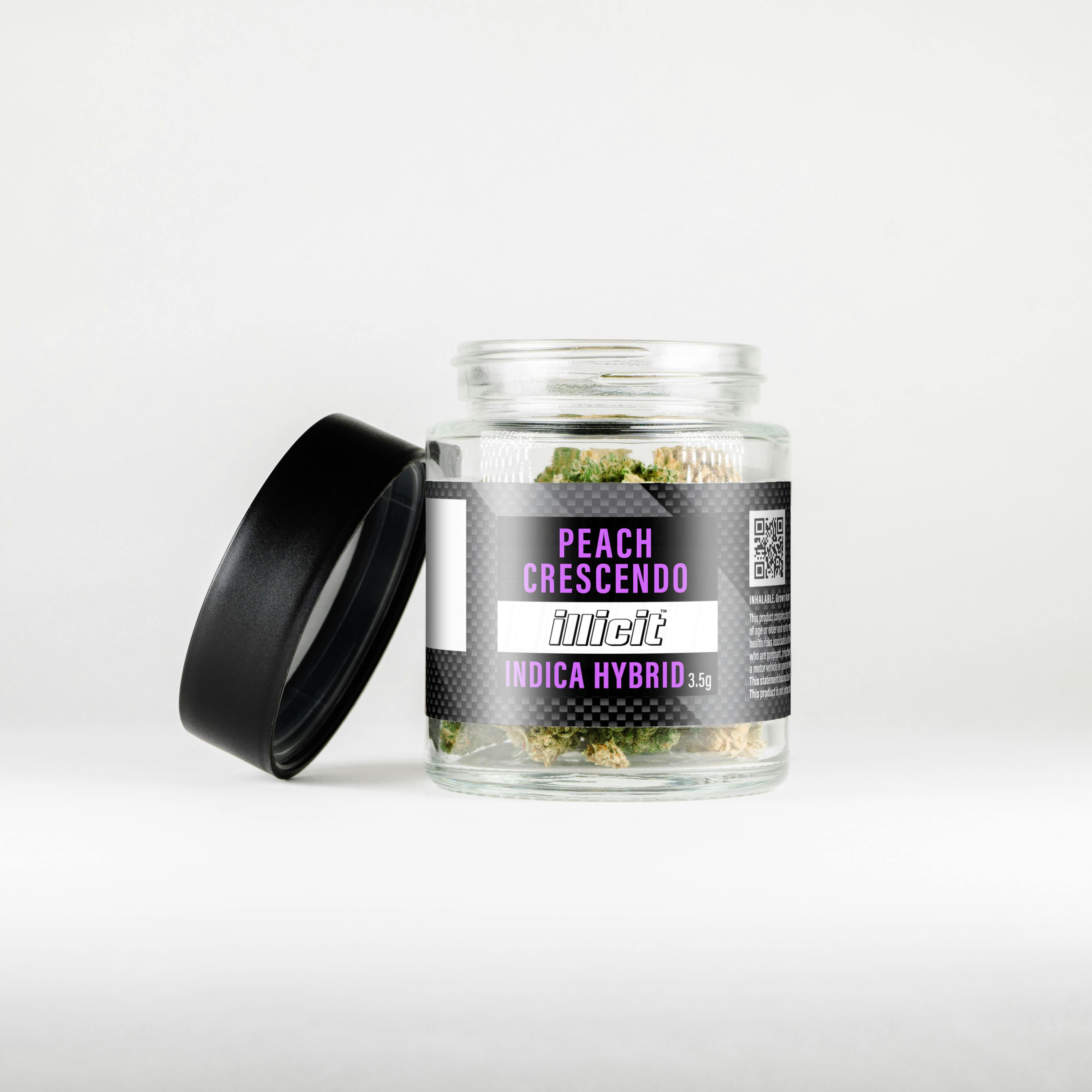 Photo of Peach Crescendo Flower 3.5g
