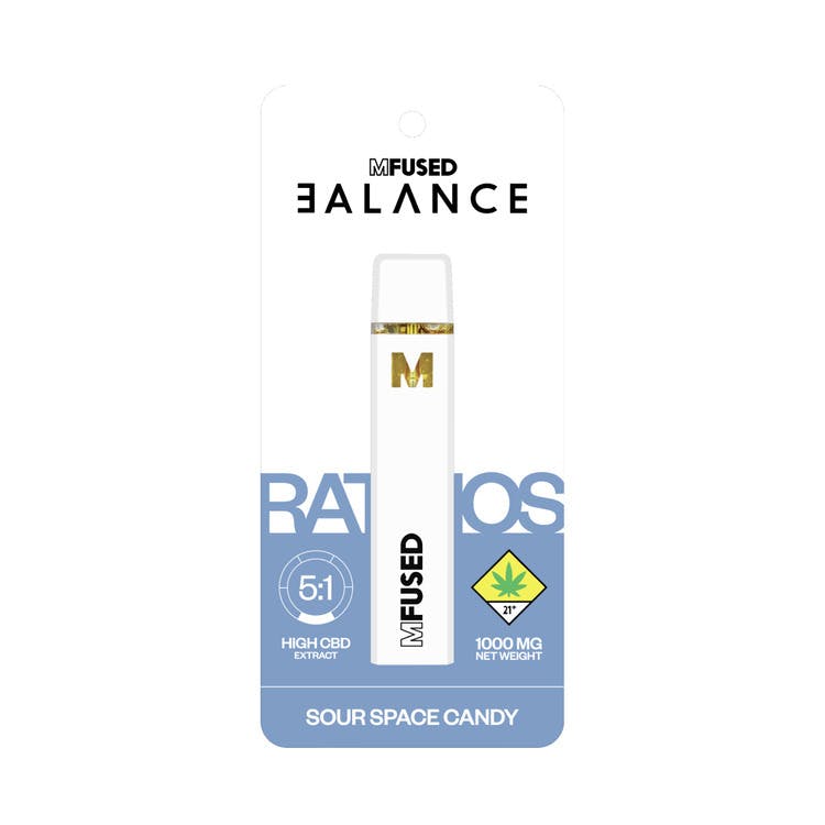 Balance Ratios: 5:1 Sour Space Candy - Distillate Disposable Cartridge
