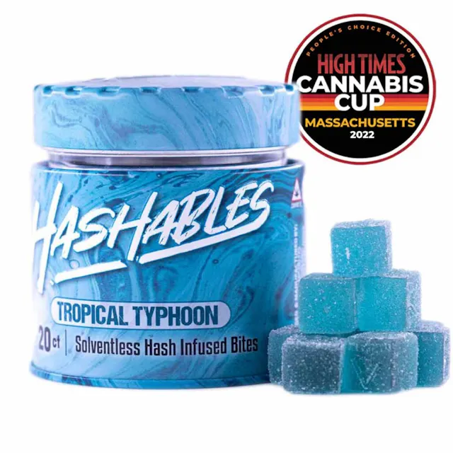 Hashables Gummies Tropical Typhoon 20pk/100mg (hybrid, live rosin gummies, 2.8g)