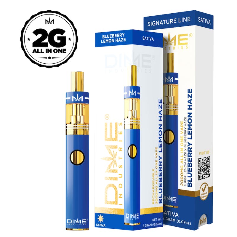 Product Dime - Blueberry Lemon Haze Signature Line Disposable Vape (2g)