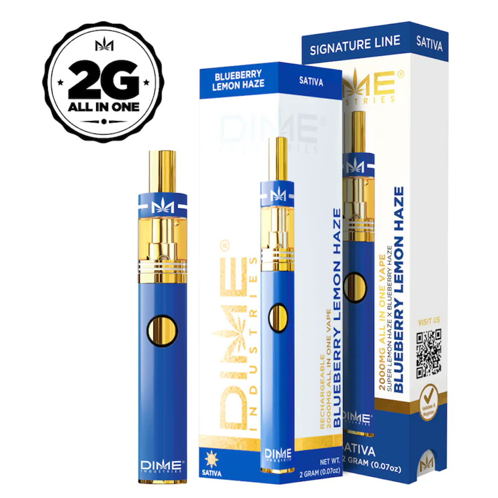 Product Dime - Blueberry Lemon Haze Signature Line Disposable Vape (2g)