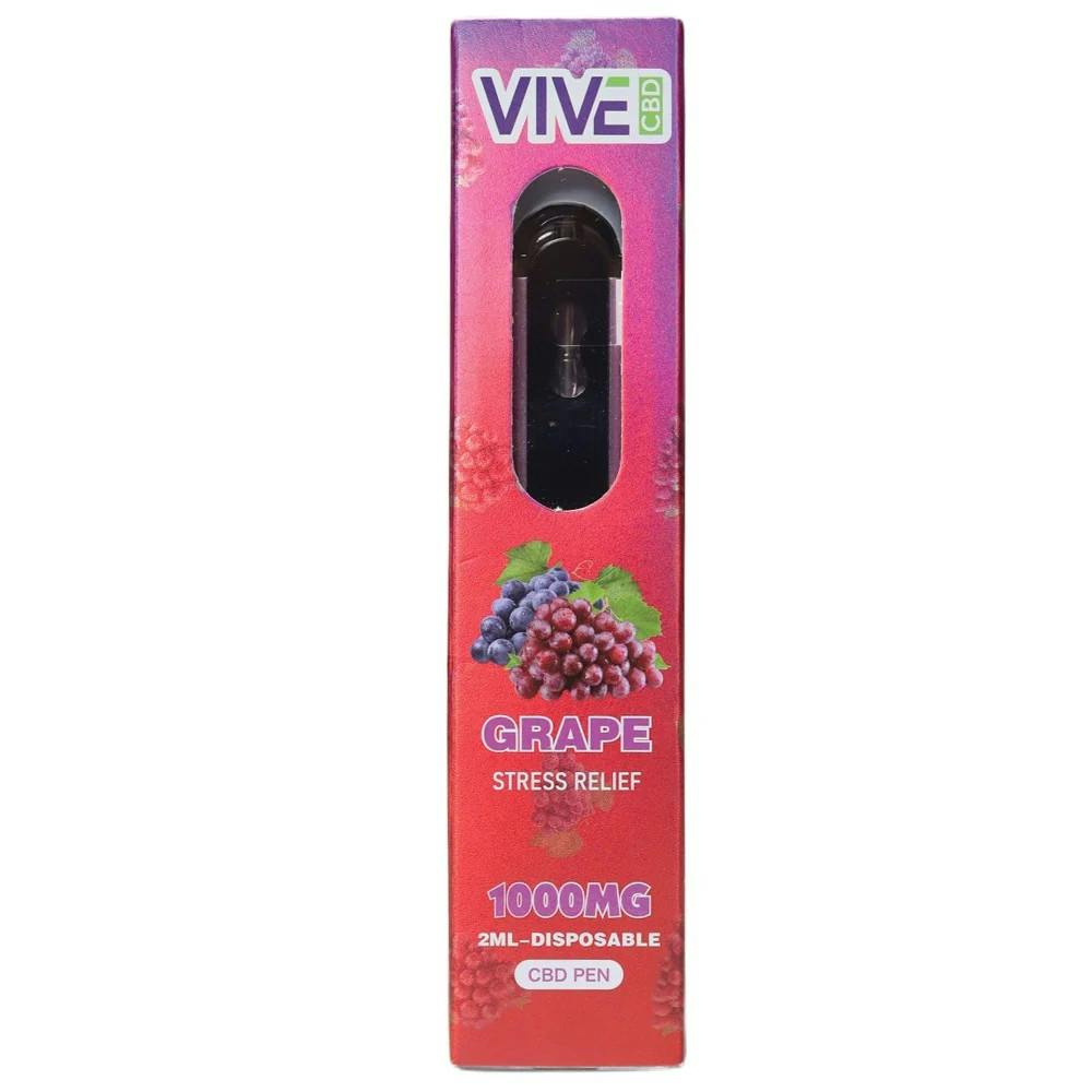 Product: VIVE | GRAPE - CBD DISPOSABLE (STRESS RELIEF)