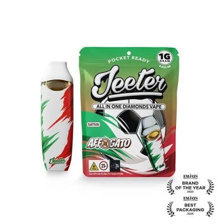 Jeeter JEETER x WC | AFFOGATO - LIMITED EDITION | LIQUID DIAMOND DISPOSABLE SATIVA — VAPORIZERS