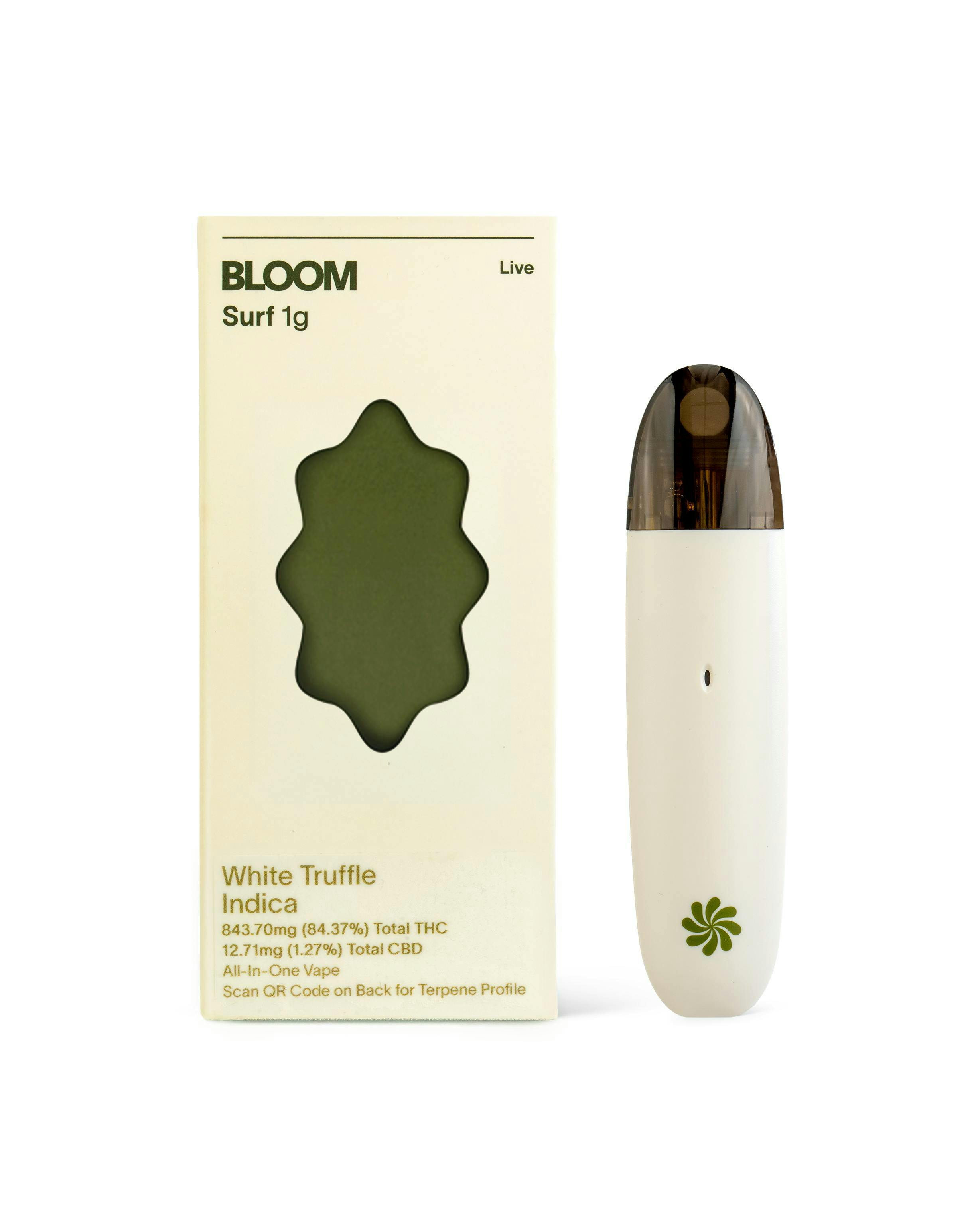 Bloom | White Truffle | Live Surf | Vape — BLOOM cannabis product at ZenZest