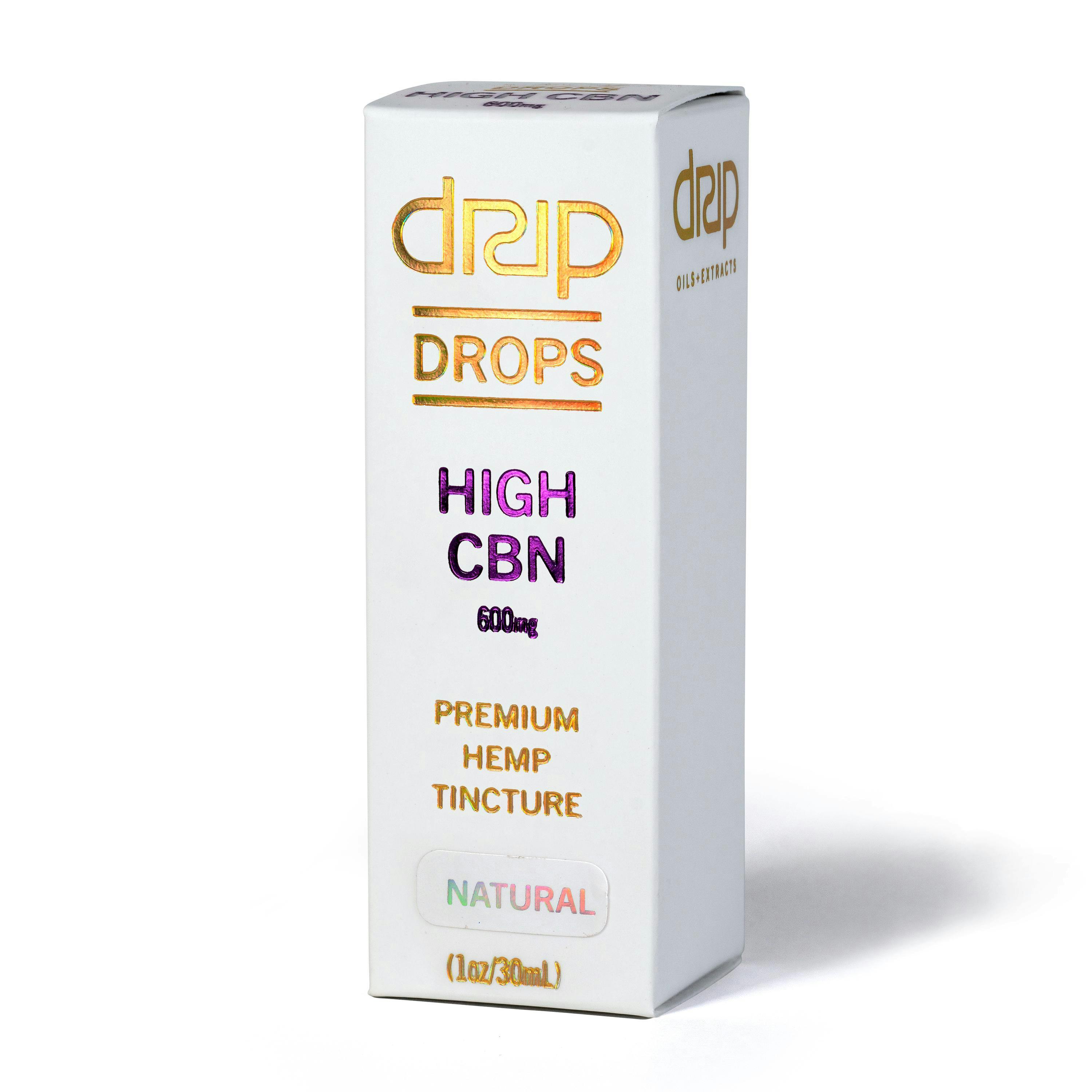 Drip Drops High Cbn Natural Tincture 600mg | Earth's Healing (South)