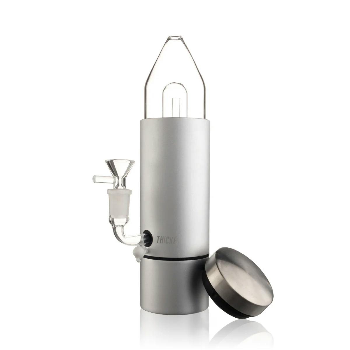 Thicket | Portable Water Pipe | Silver