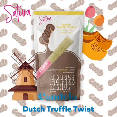 Candela - 1.5g Double Glazed Donut - Dutch Truffle Twist