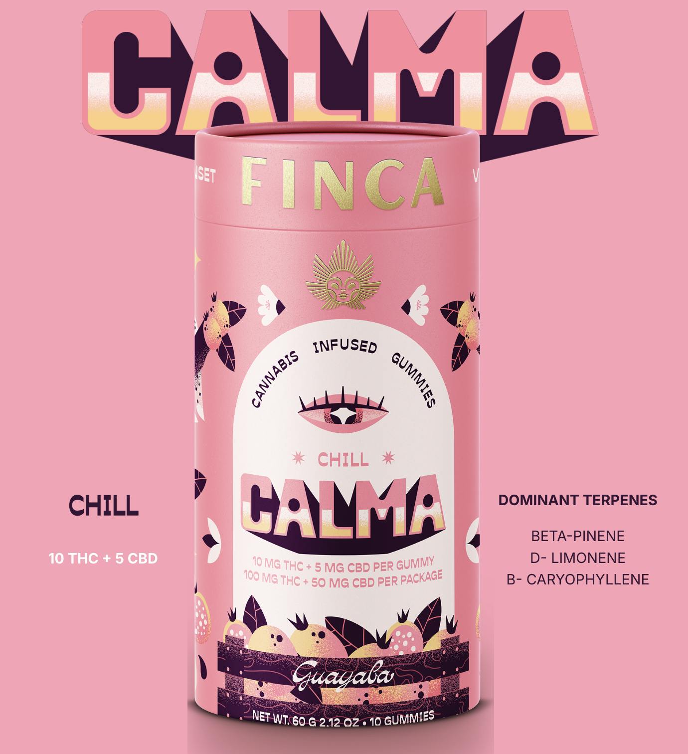 NY Finca | Gummies 10pk | Calma Guava | Chill