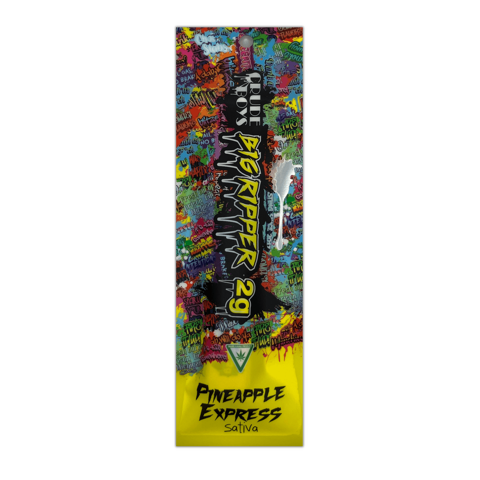 Product: Crude Boys | Disposable Vape - 2g - Pineapple Express (Sativa)