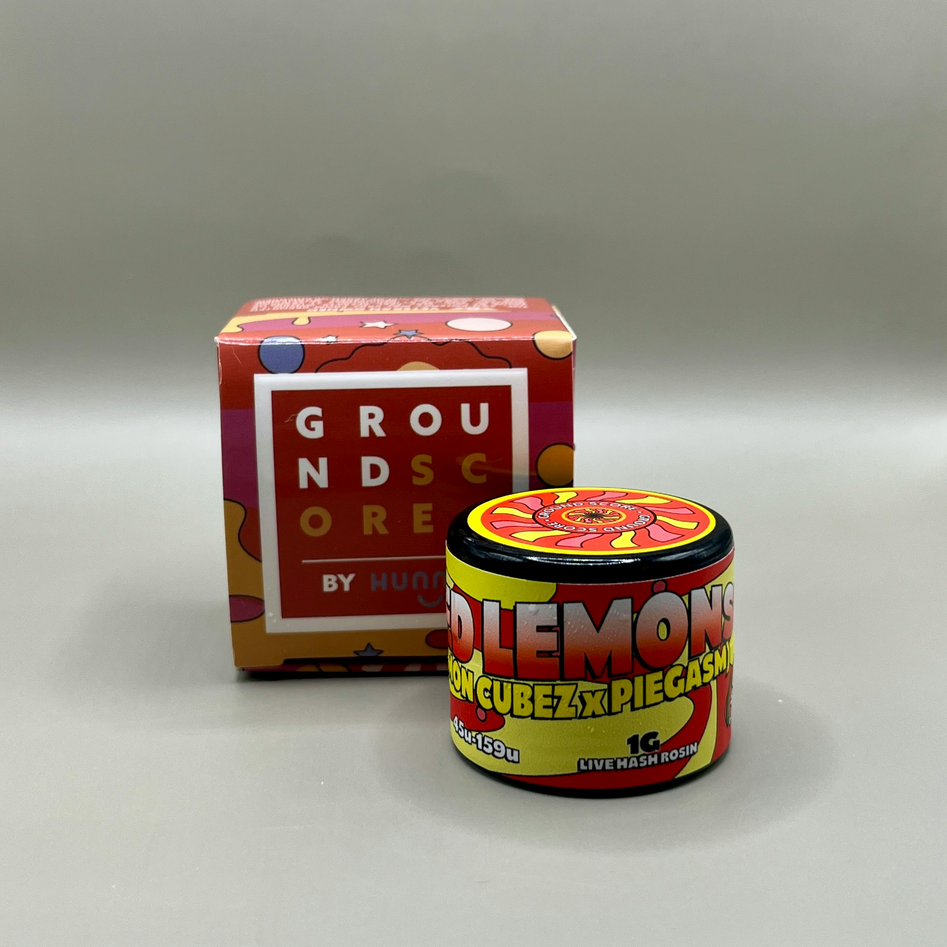 Hunna - 1g Live Hash Rosin Ground Score - Red Lemons