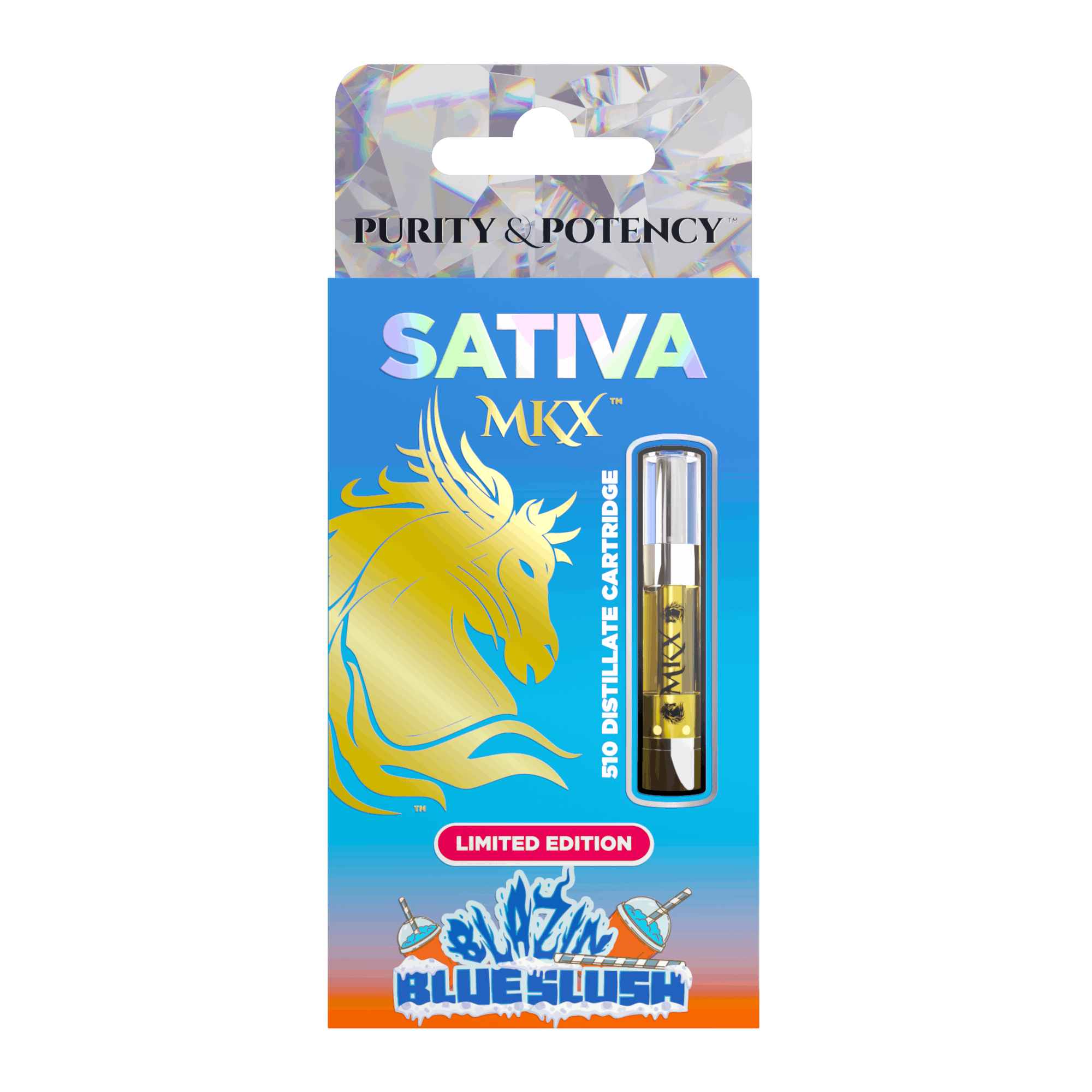 Product: MKX | Blazin Blue Slush | Vape Cart Sativa