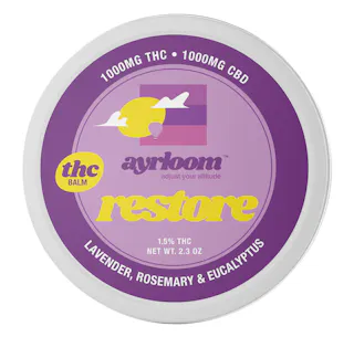ayrloom | Restore 1:1 Topical | 1000MG THC : 1000MG CBD