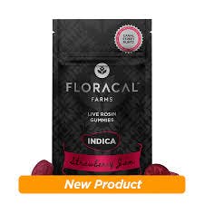 Product CL Floracal Live Rosin Gummies - Strawberry Jam 100mg 10pk
