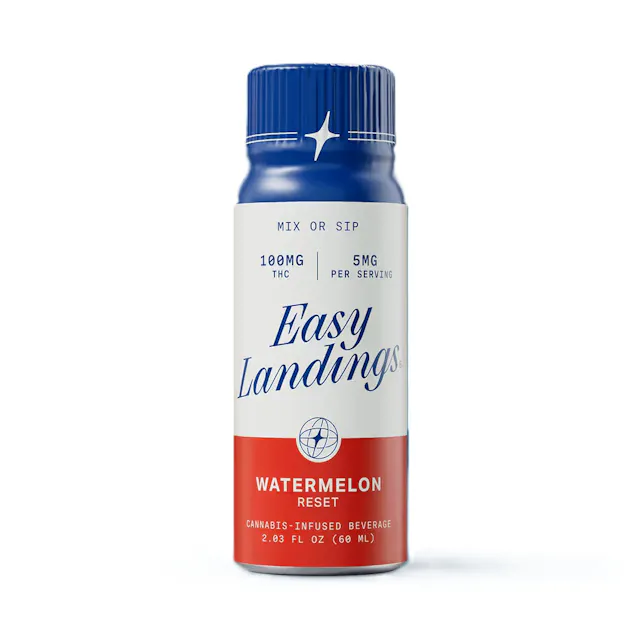 Easy Landings Infused Drink Syrup Watermelon 2oz/100mg (hybrid, drinks, 1g)