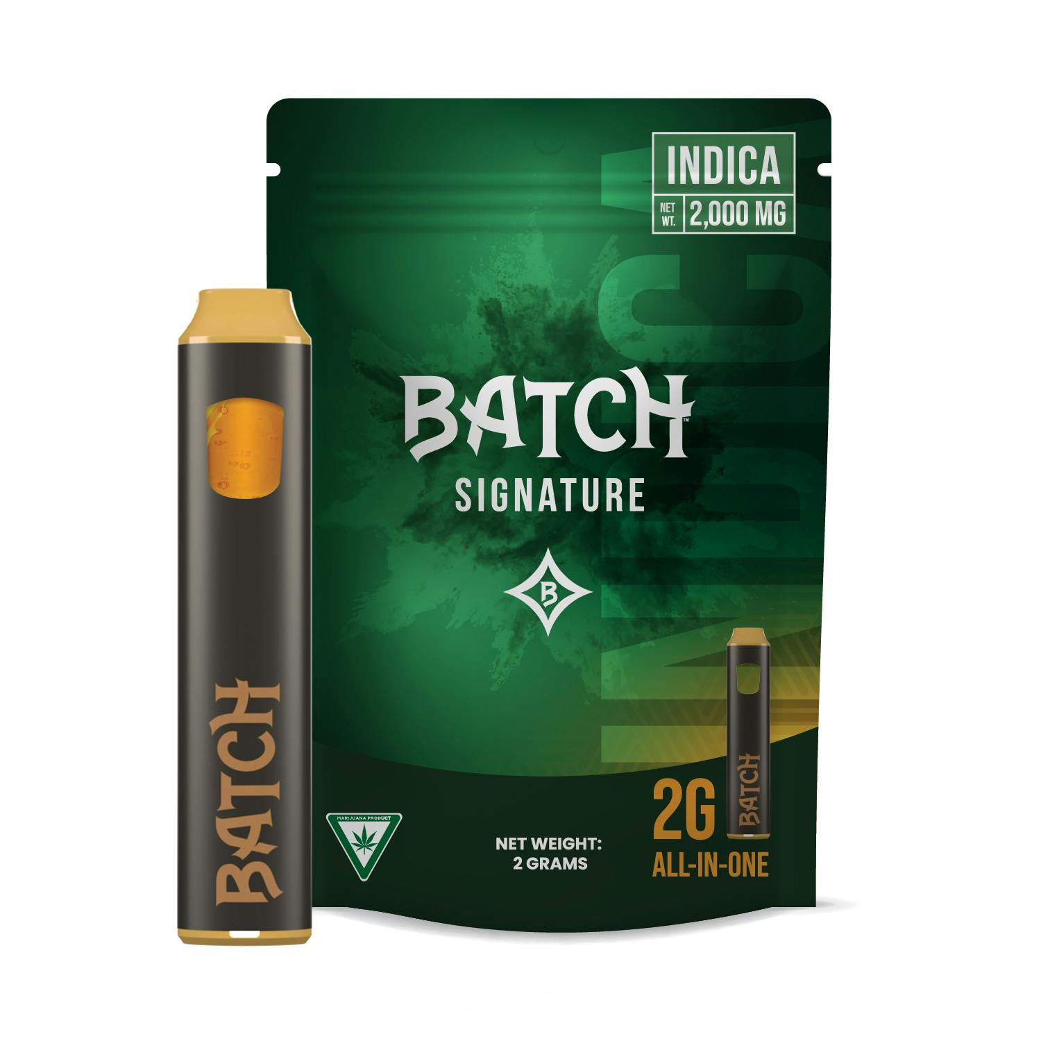Product: Batch | Signature Disposable Vape - 2g - Blue Zkittlez (Indica)