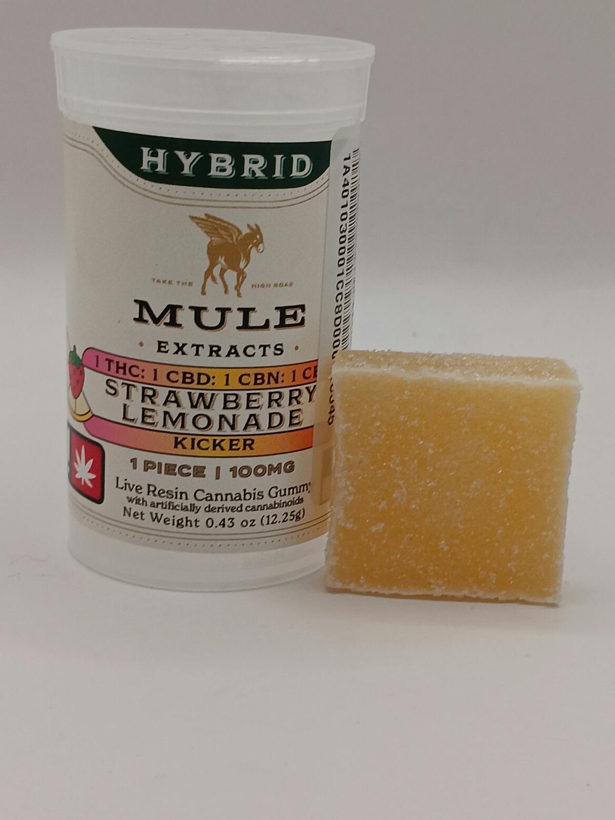 Photo of Strawberry Lemonade 1:1:1:1 Kicker Gummy 100MG (Mule)