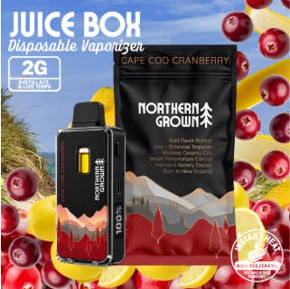 Juice Box | Cape Cod Cranberry | Distillate AIO Vape