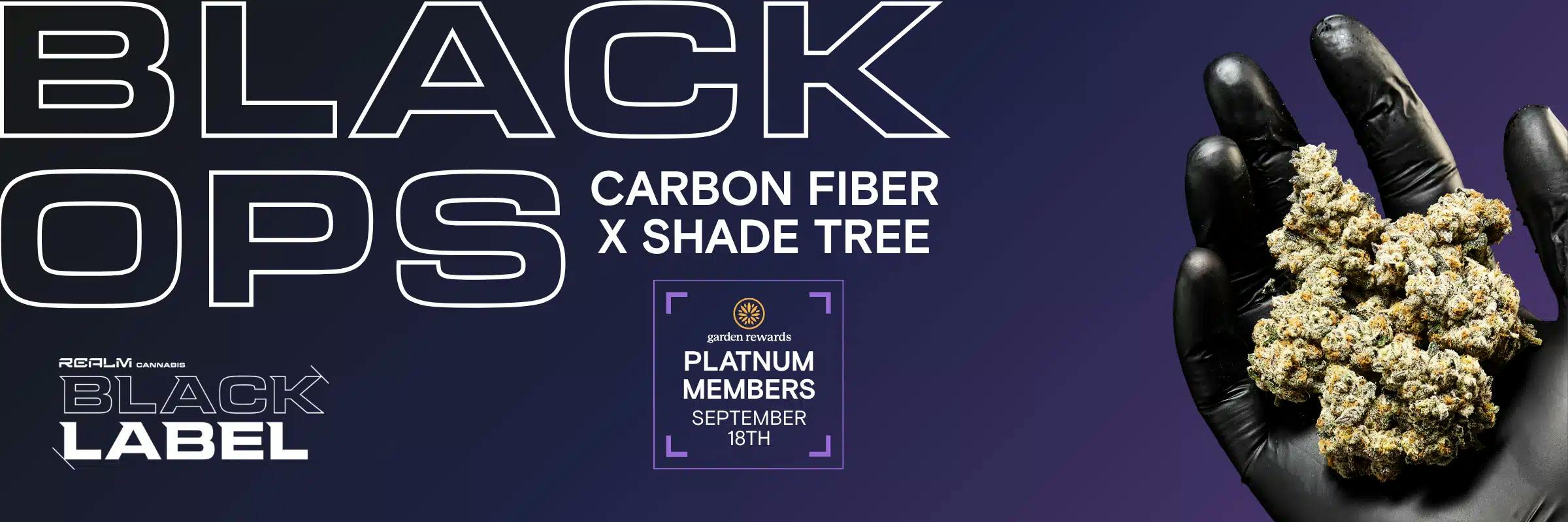 Realm Black Label - Black Ops Cannabis Strain