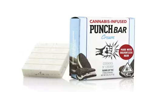 COOKIES 'N CREAM WHITE CHOCOLATE SOLVENTLESS ROSIN BAR