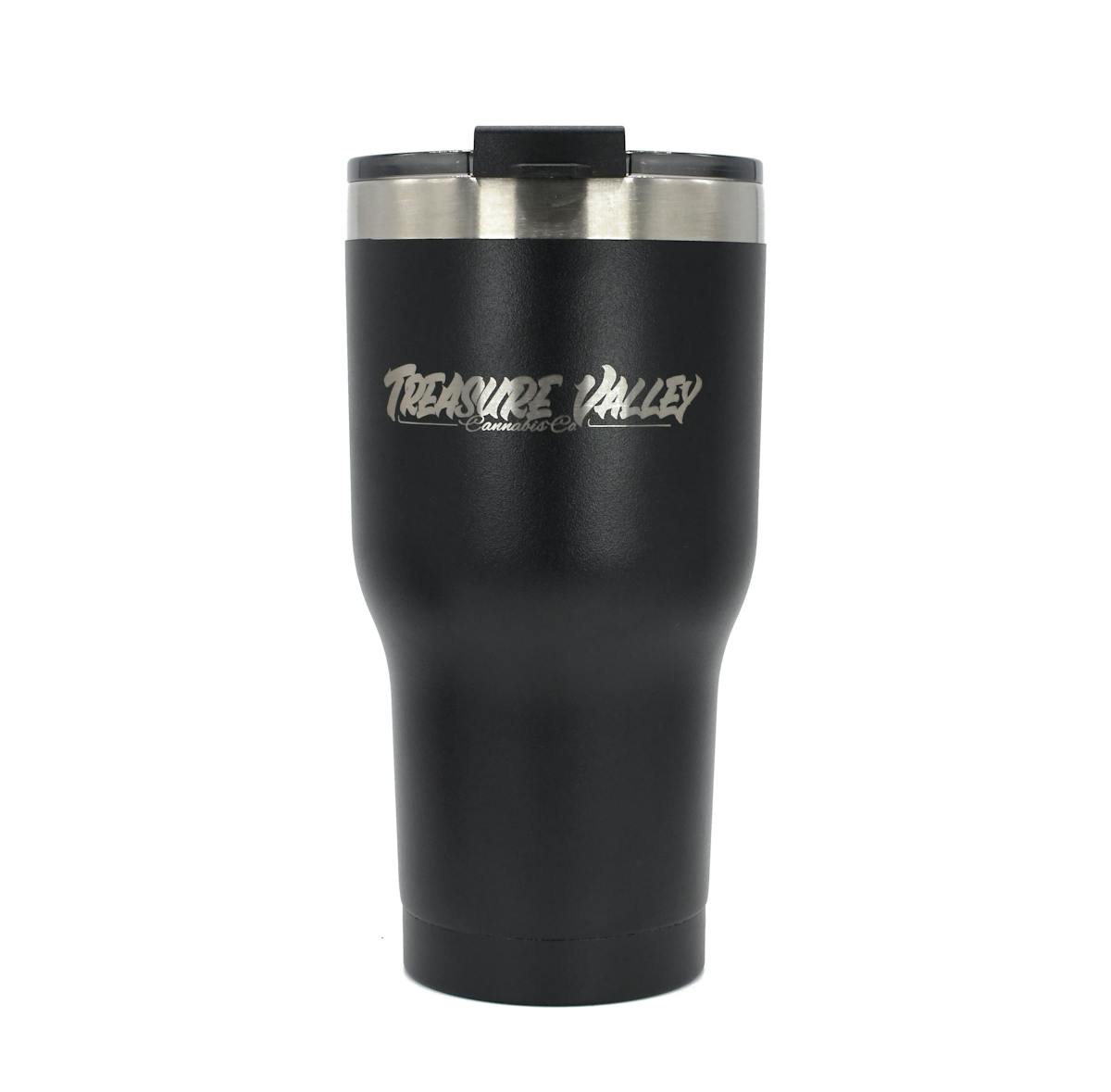 Photo of Treasure Valley Script Logo 20 oz. BLACK MATTE Tumbler