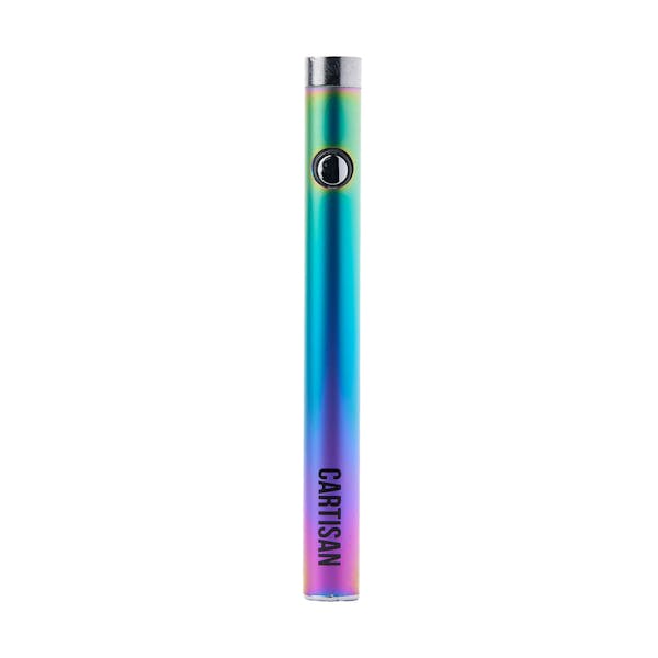 Cartisan Slim Button 280 - Vape Battery - Rainbow