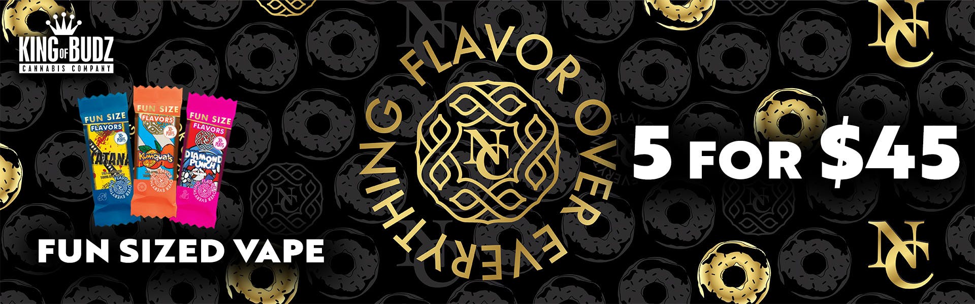 North Coast - .15g Fun Size Hash Rosin Vape - 5/$45