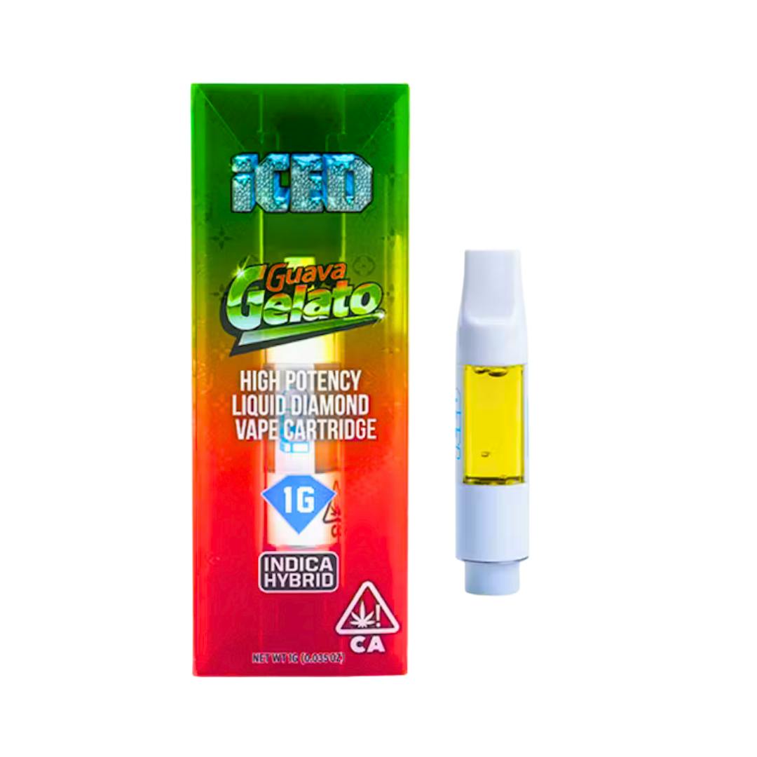 GUAVA GELATO ICED LIQUID DIAMOND CARTRIDGE-0