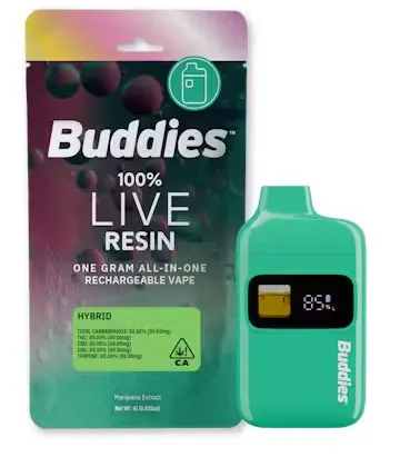 Buddies Live Resin Palm AIO - Strawnana Mac 1g | Harborside (Oakland)