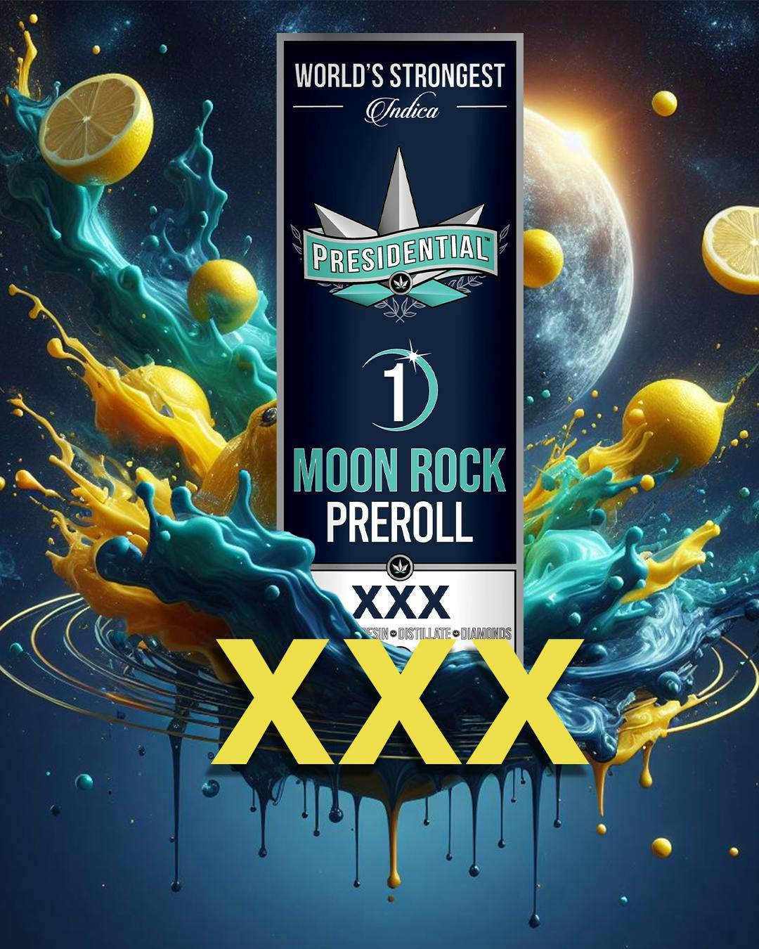 Product Moonrock Preroll | XXX (I) Presidential