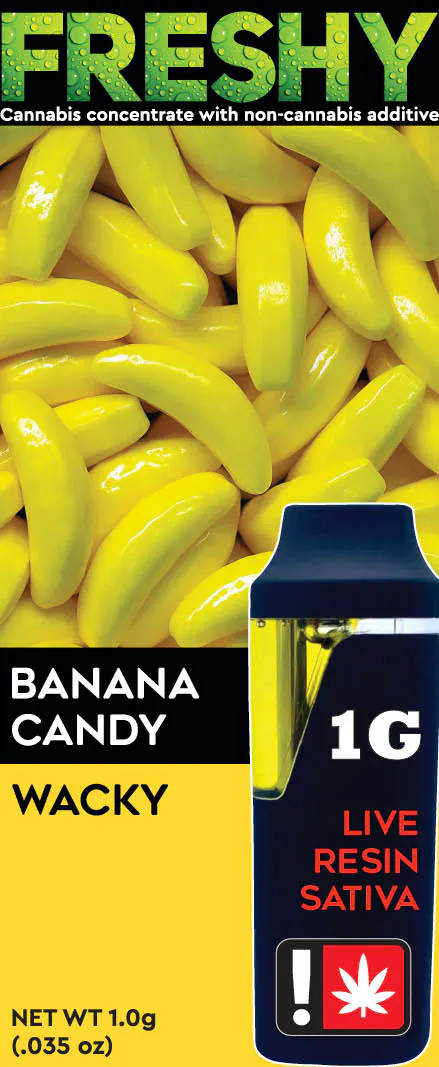 Eybna テルペン 香料 510 CBD CBG 10ml バナナクッシュ Banana Candy AIO at Newport Cannabis Dispensary