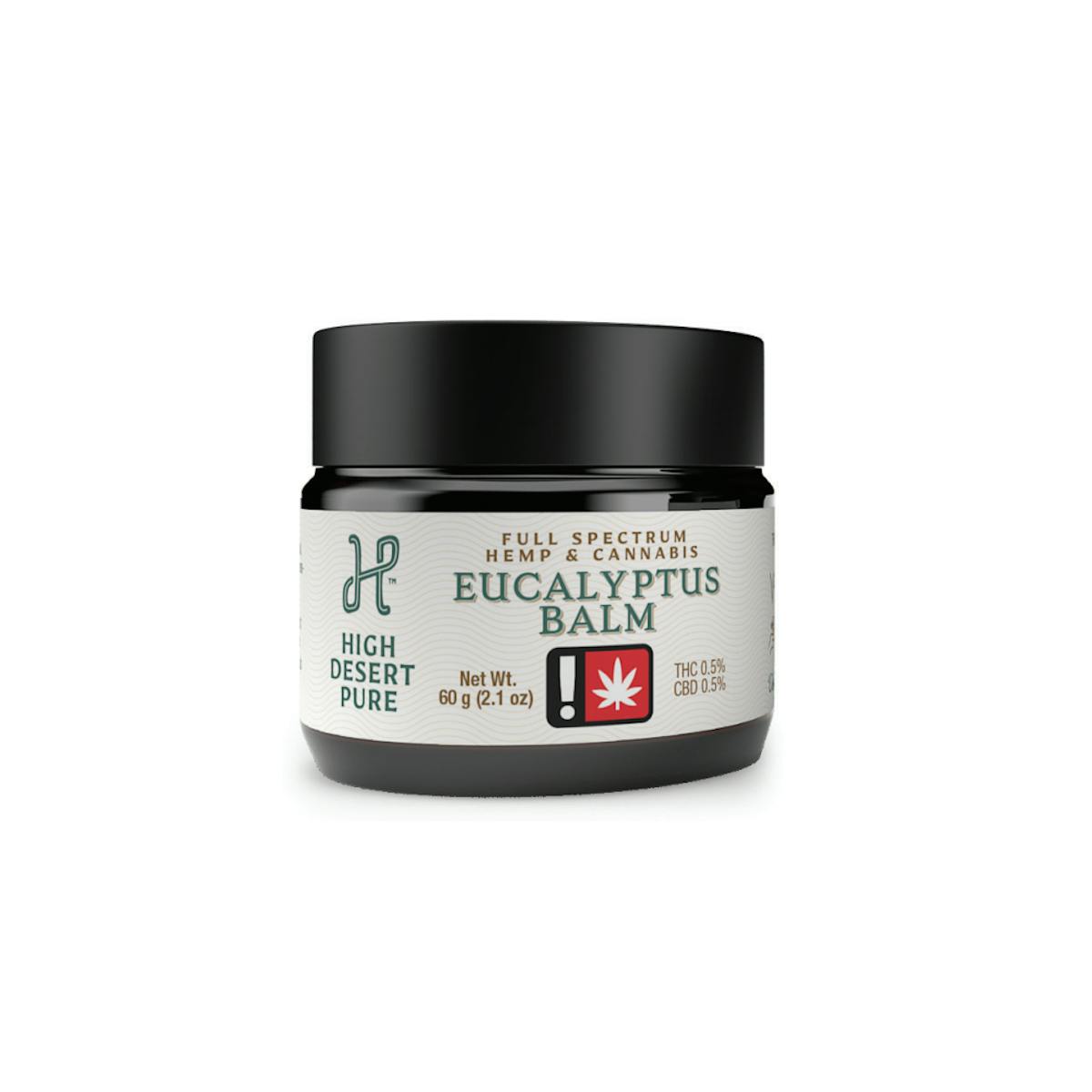 Photo of High Desert Pure 60g Full Spectrum Hemp & Cannabis EUCALYPTUS Balm