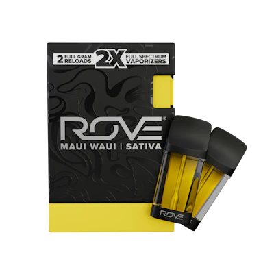 Maui Waui | 2x Melted Diamond Live Resin Disposable | 2.0g (Reload) - CARTRIDGES by Rove at King of Budz
