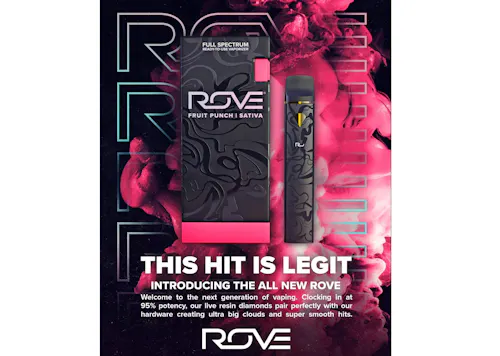 Rove | Fruit Punch | Melted Diamonds + Live Resin | Vaporizer Starter Kit | 1g-1