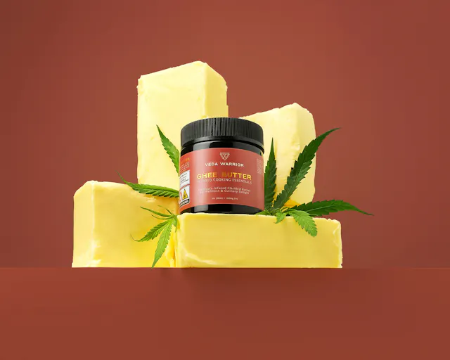 Veda Warrior Infused Ghee Butter 3oz/100mg (hybrid, cooking baking, 2.8g)