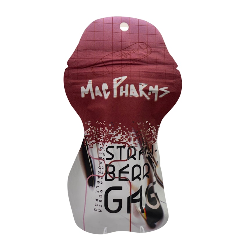 Mac Pharms - Strawberry Gag Hash Rosin Disposable