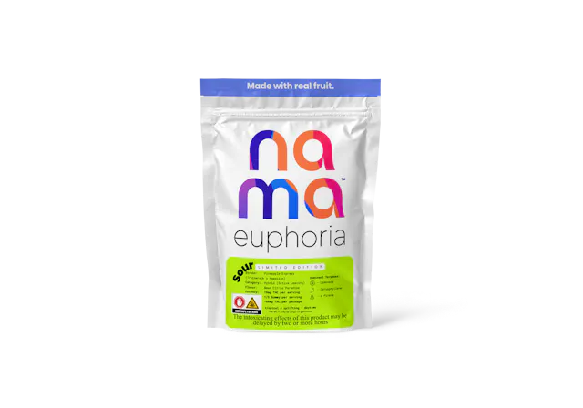 Nama Euphoria Gummies Sour Citrus Paradise 2pk/100mg (sativa hybrid, 2.8g)