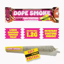 Dope Smokes - 1.2g Liquid Diamond Infused Preroll - Soft Pretzel - PRE_ROLLS by Dope Smokes at King of Budz