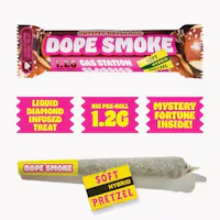 DOPE SMOKE | Soft Pretzel | Liquid Diamond Infused Joint | 1.2G - product image at King of Budz